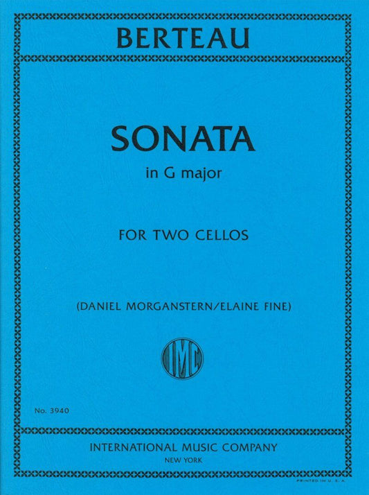 Sonata in G Major for 2 Cellos by Berteau Martin and Giovanni Battista Sammartini