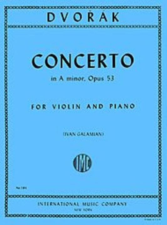 Dvorak - Concerto A Min Op 53 Violin/Piano (Softcover Book)