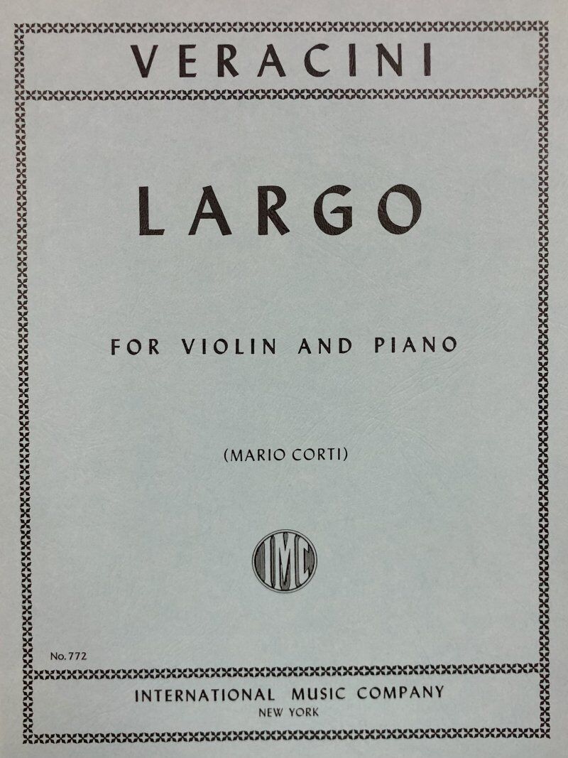 Largo Violin Sheet Music by Francesco Maria Veracini