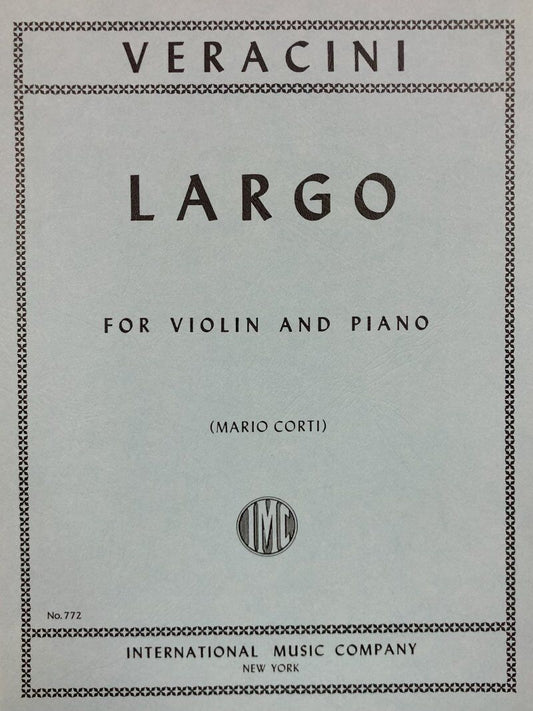 Largo Violin Sheet Music by Francesco Maria Veracini