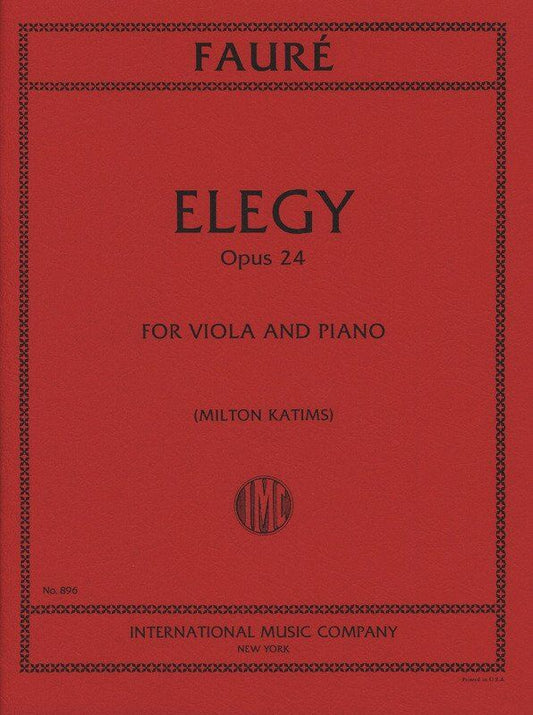 Faure - Elegie Op. 24 for Viola and Piano