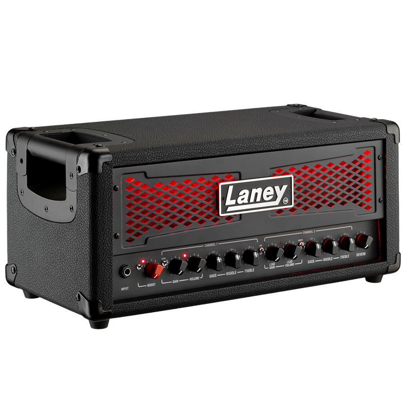 Laney Ironheart Foundry Series 120W Guitar Head with Twin Channels, IRs, Reverb, FX Loop, USB-C, and External Speaker Outputs
