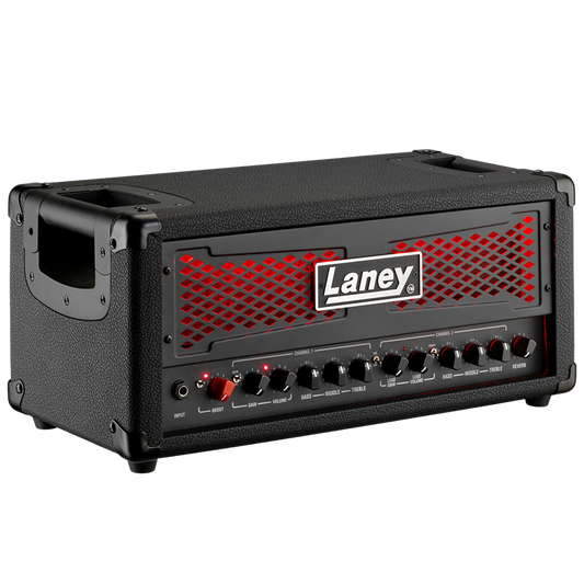 Laney Ironheart Foundry Series 120W Guitar Head with Twin Channels, IRs, Reverb, FX Loop, USB-C, and External Speaker Outputs