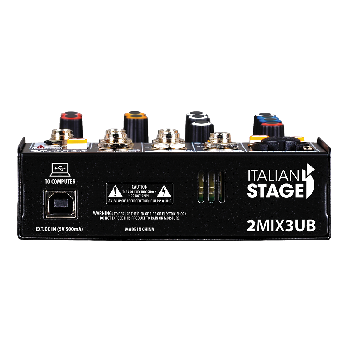 Italian Stage 2MIX3UB Stereo Mixer with USB and Bluetooth Interface — view 3