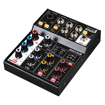 Italian Stage 2MIX3UB Stereo Mixer with USB and Bluetooth Interface — view 2