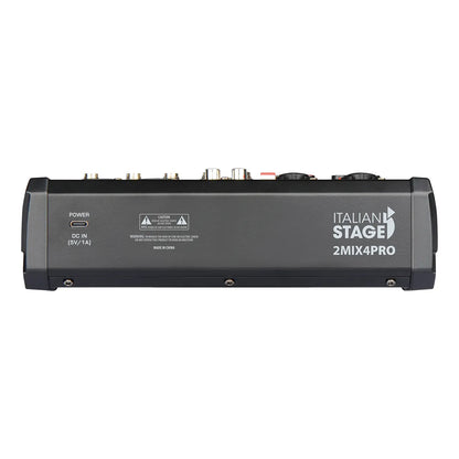 Italian Stage 4-Channel Stereo Audio Mixer with DSP MultiFX IS2MIX4PRO — view 3