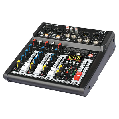 Italian Stage 4-Channel Stereo Audio Mixer with DSP MultiFX IS2MIX4PRO — view 2