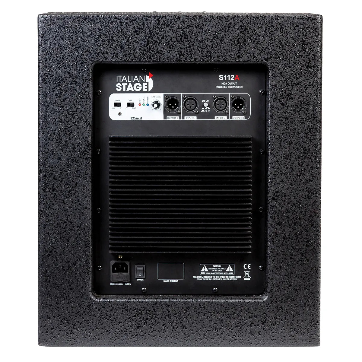 Italian Stage 12" Active Wooden Subwoofer ISS112A — view 5