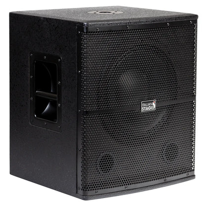 Italian Stage 12" Active Wooden Subwoofer ISS112A — view 3