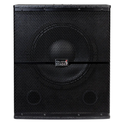Italian Stage 12" Active Wooden Subwoofer ISS112A — view 2