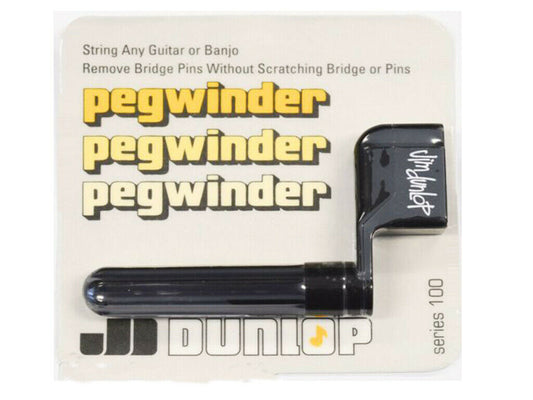 Dunlop Guitar String Winder with Bridge Pin Remover