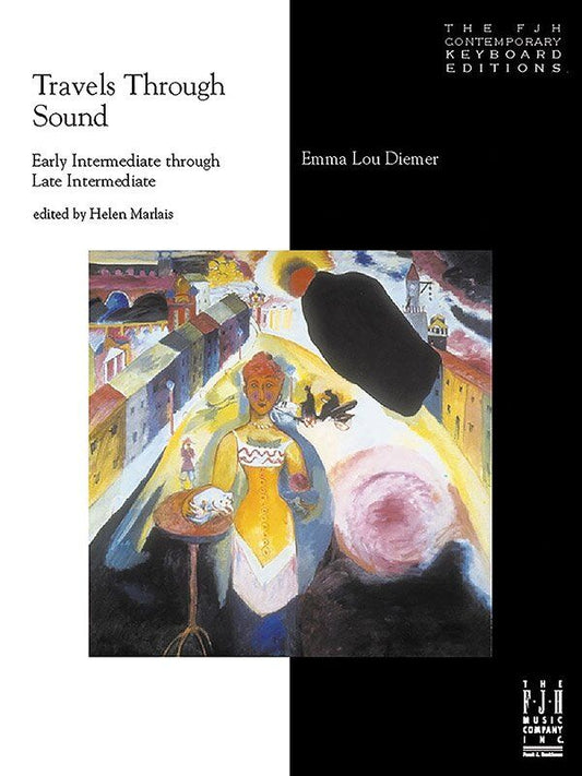 Diemer - Travels Through Sound for Piano by Emma Lou Diemer, Piano Solo, FJH Music Company, 1 Page