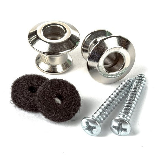 Dunlop J1031N Dual Design Strap Button Set (Nickel)