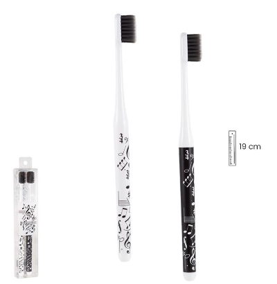 Two Musical Note Clef Toothbrushes