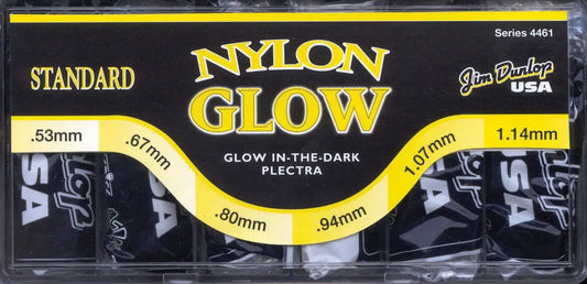 Jim Dunlop Glow Nylon Picks Q/P216