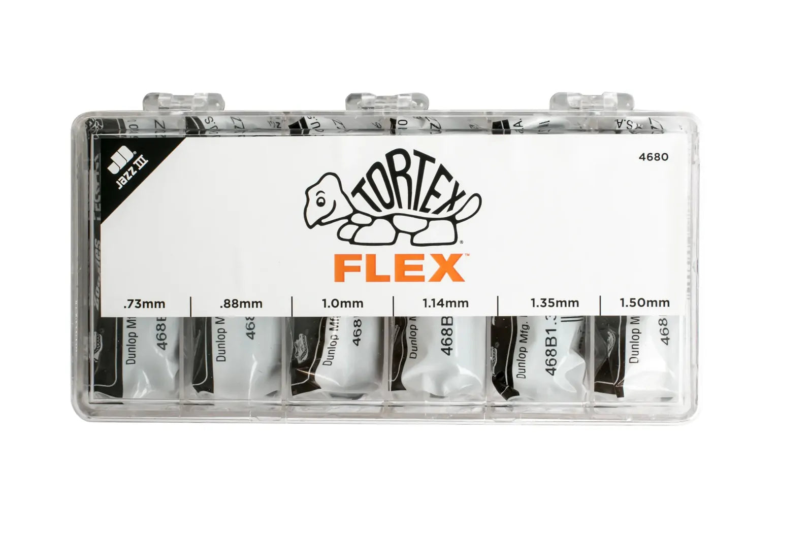 Jim Dunlop Tortex Flex Jazz III Pick Display