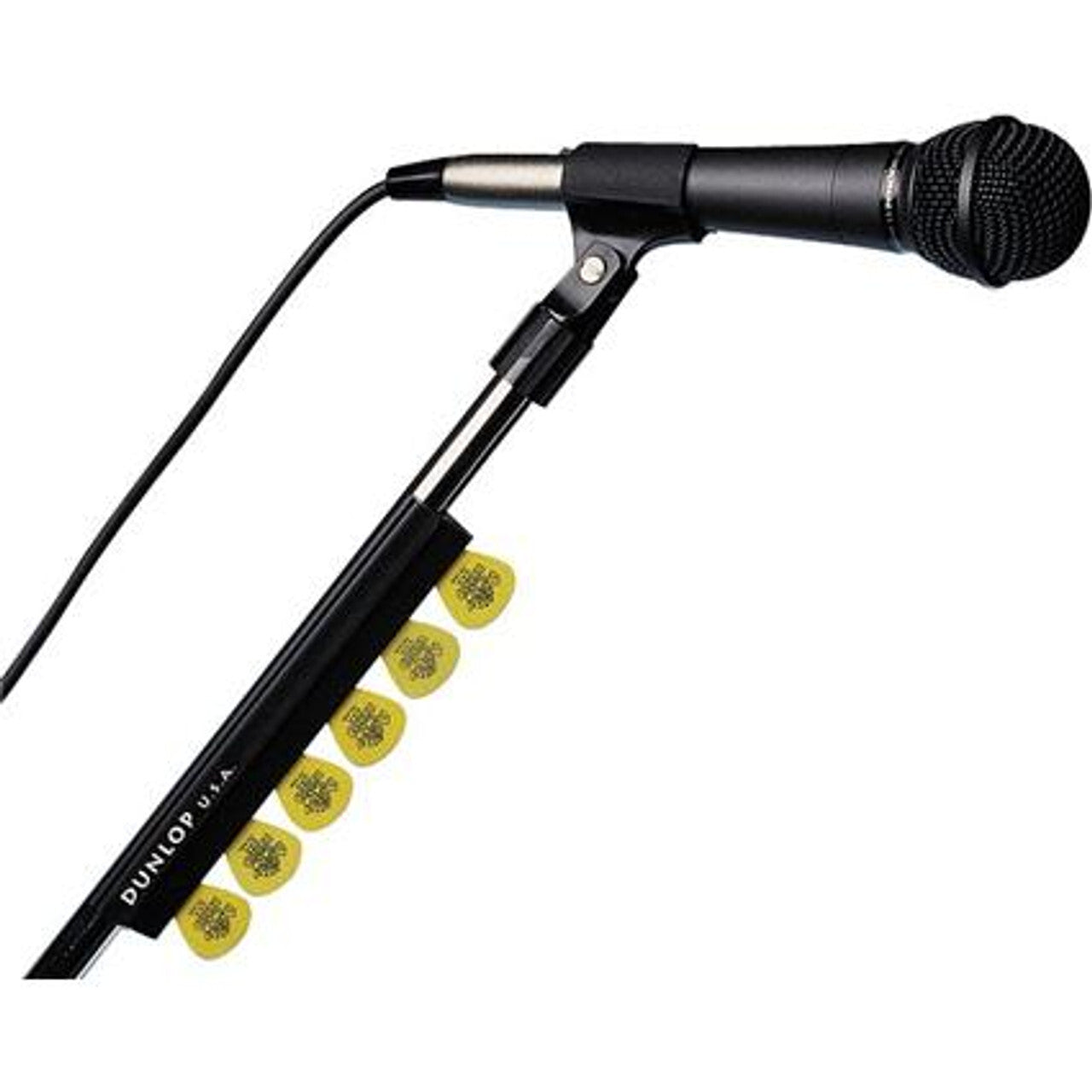 Jim Dunlop Microphone Stand Guitar Pick Holder / Case 7" ABS