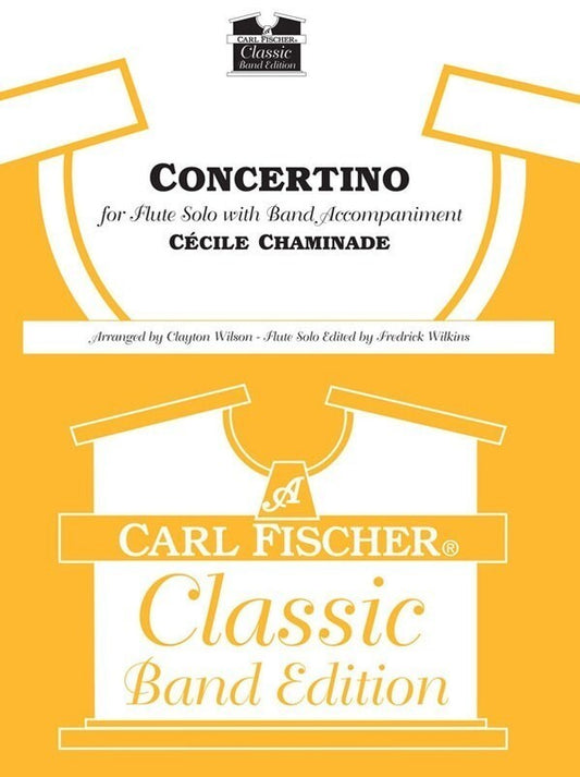 Chaminade - Concertino Flute/Concert Band Score/Parts Book