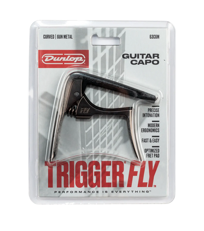 Jim Dunlop Trigger Fly Capo - Gun Metal — view 3