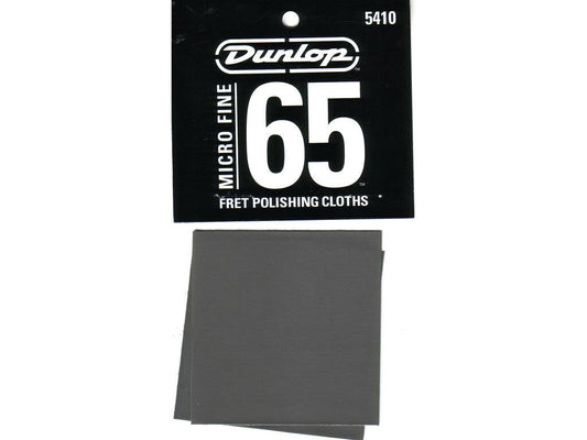 Jim Dunlop Fret Finish Cloth 2 Mild Abrasive Cloths