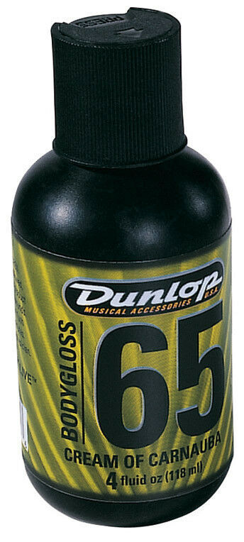 Dunlop Guitar Body Gloss 65 Carnauba Wax 4 Oz. 118ml Bottle