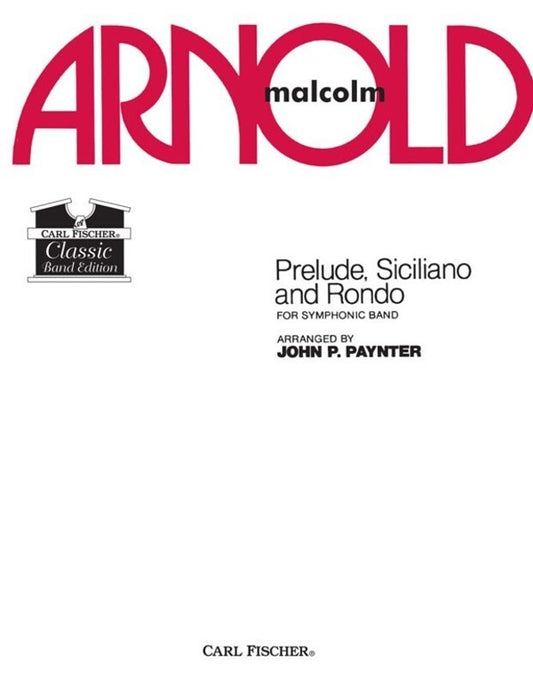 Prelude Siciliano And Rondo Concert Band 4 Score/Parts Book