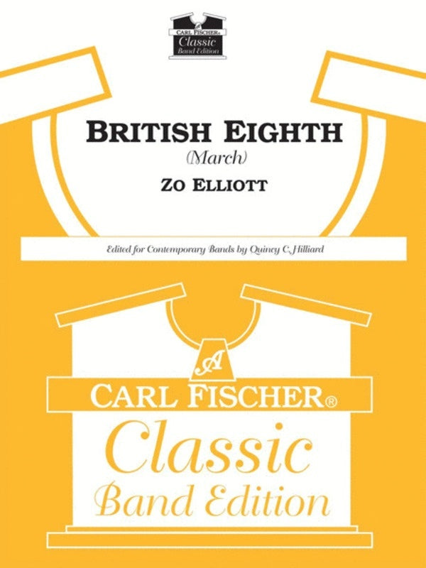 British Eighth March Arr Hilliard Concert Band  Score/Parts