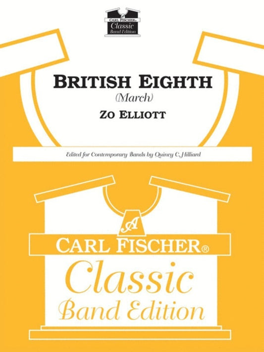 British Eighth March Arr Hilliard Concert Band  Score/Parts