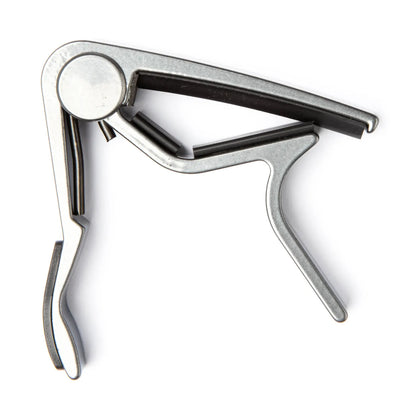 Jim Dunlop J83CSC Acoustic Curved Trigger Capo - Smoked Chrome — view 2