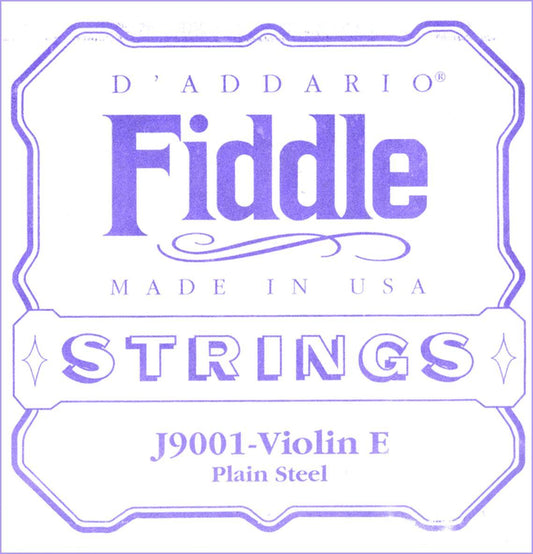 D'Addario Fiddle Single E String, 4/4 Scale, Medium Tension