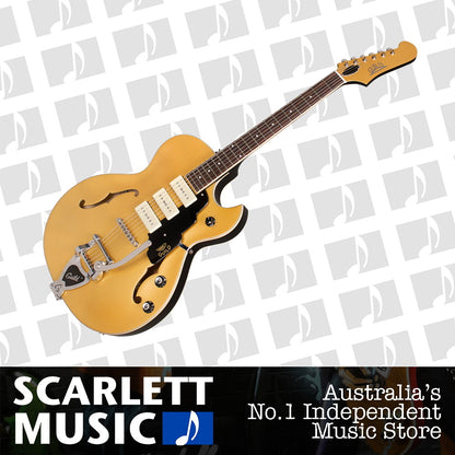 Guild Jet 90 Hollowbody Electric Guitar Black Gold — view 2