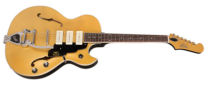 Guild Jet 90 Hollowbody Electric Guitar Black Gold