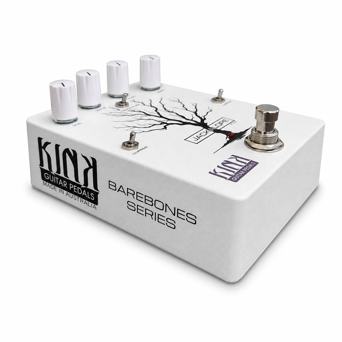 Kink Jackalope Fuzz Pedal Bare Bones Model - Electric Guitar Fuzz Pedal with Tone Control, Dual Clipping, and Mid Frequency Adjustments — view 2