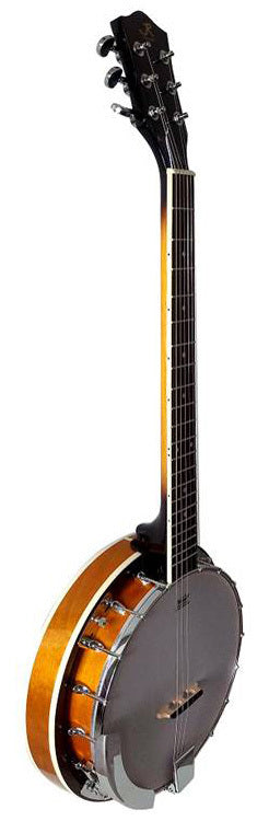 J.Reynolds 6-String Banjo with Resonator Model JBJ186 in 2-Tone Sunburst Gloss