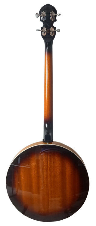 J.Reynolds JBJ244 4-String Tenor Banjo with Resonator 2-Tone Sunburst Gloss — view 2