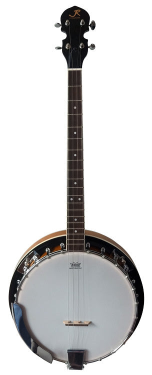 J.Reynolds JBJ244 4-String Tenor Banjo with Resonator 2-Tone Sunburst Gloss