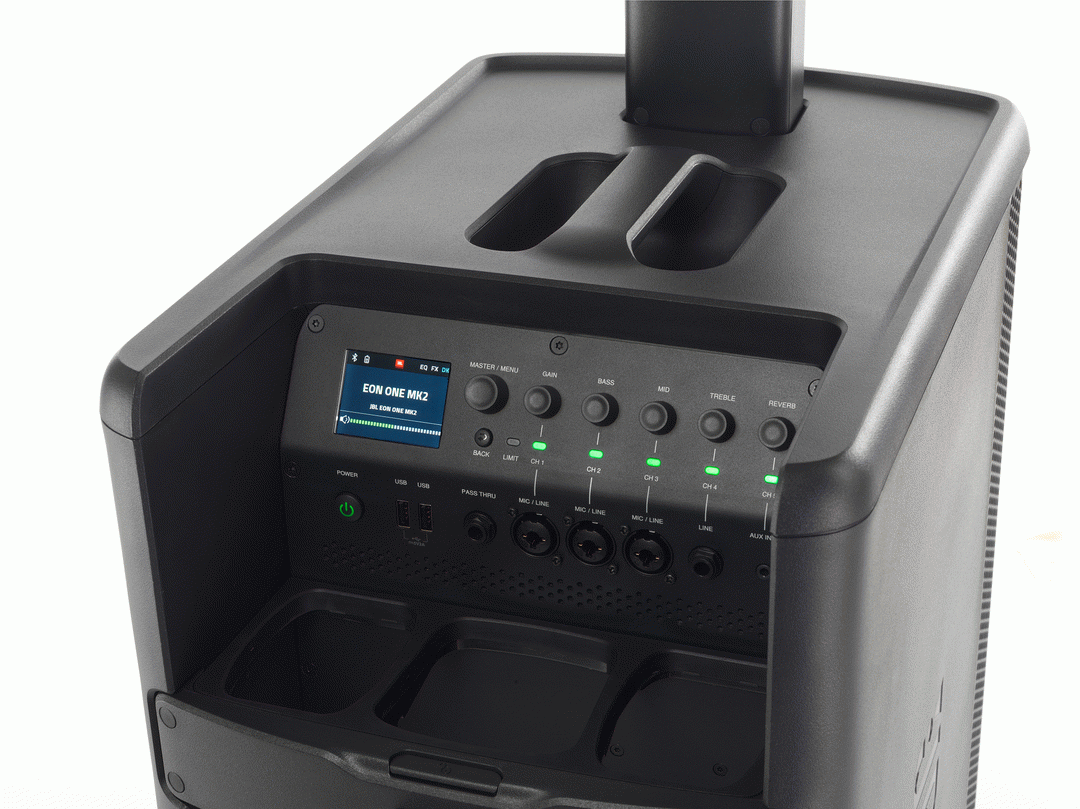 JBL EON ONE MK2 All-In-One Rechargeable Column PA with Built-In Mixer — view 3