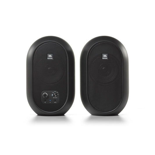 JBL 104BTBLK 1 Series Bluetooth Reference Monitors - Black Pair, Compact Studio Speakers for Musicians, Podcasters, and Audio Engineers