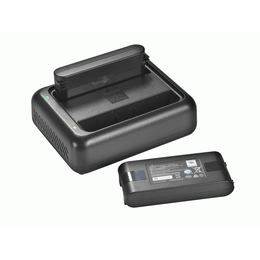JBL EON ONE Compact Dual Battery Charger - Quick Charge for 1 or 2 Batteries, 3.5/7 Hours Charge Time, LED Status Indicators