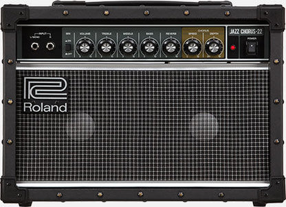 ROLAND JC-22 Jazz Chorus Amplifier - Compact Stereo Amp with Classic Clean Tone & Dimensional Space Chorus Effect