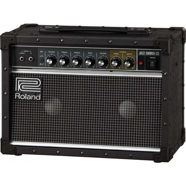 ROLAND JC-22 Jazz Chorus Amplifier - Compact Stereo Amp with Classic Clean Tone & Dimensional Space Chorus Effect — view 6