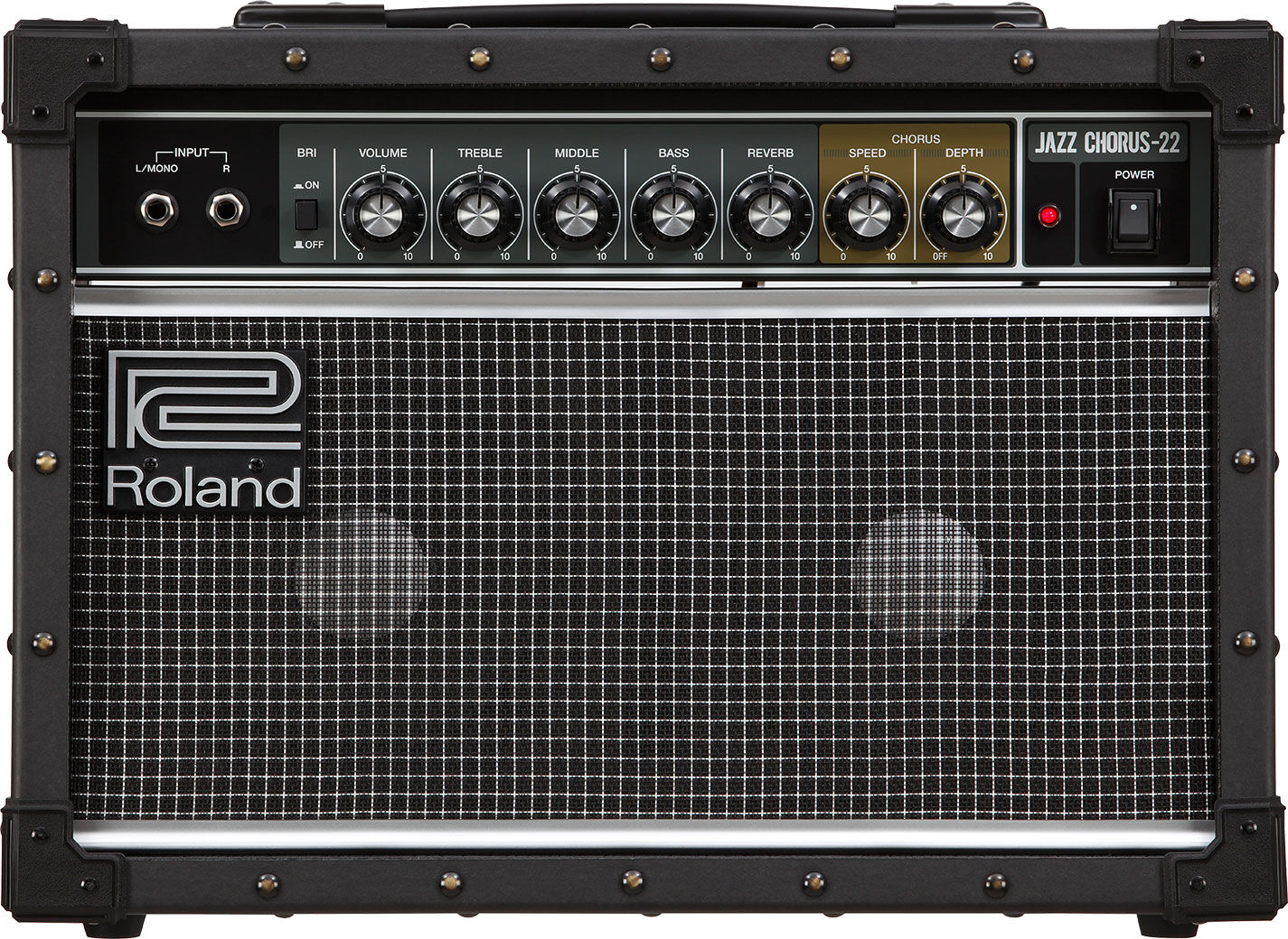 ROLAND JC-22 Jazz Chorus Amplifier - Compact Stereo Amp with Classic Clean Tone & Dimensional Space Chorus Effect — view 2
