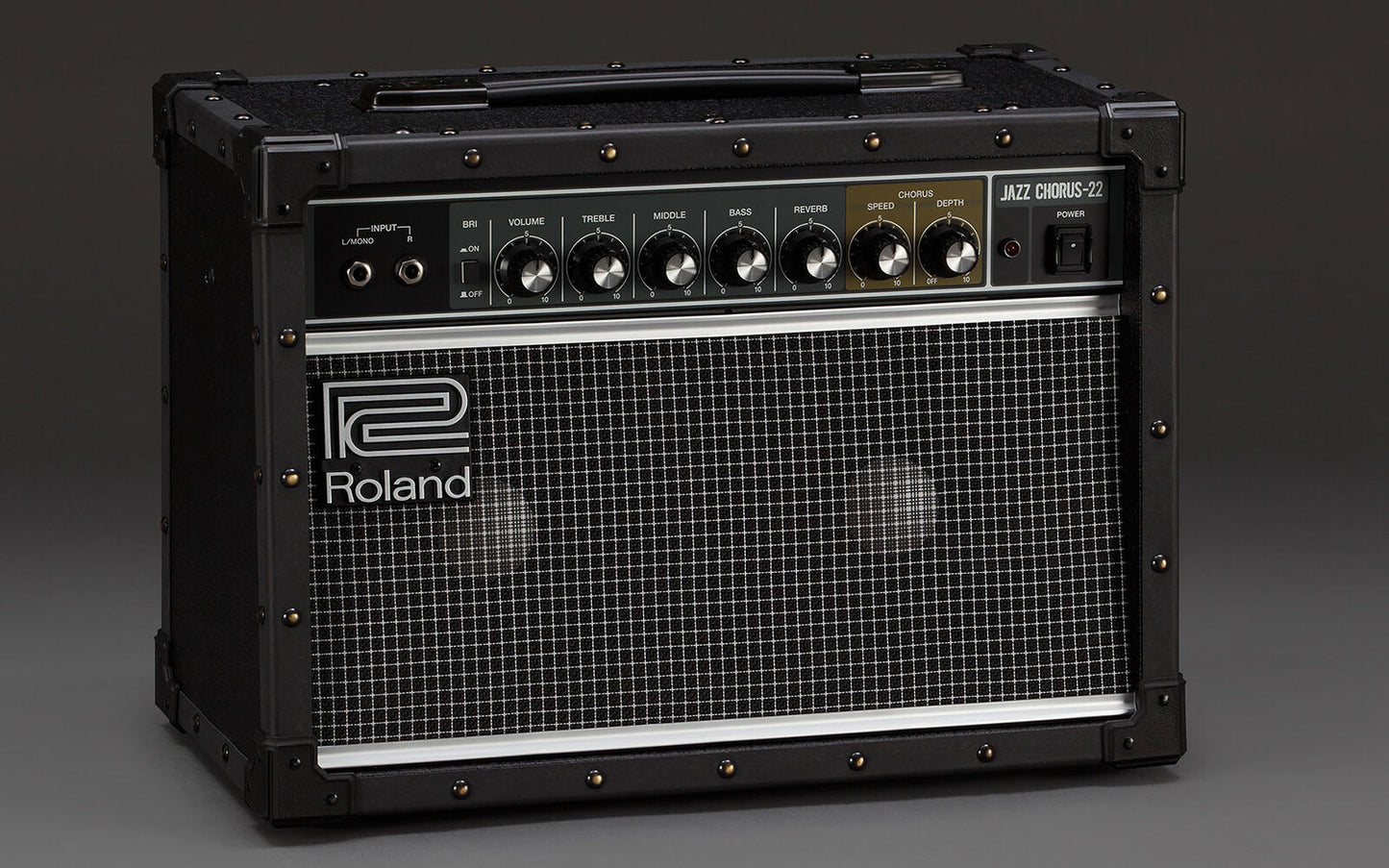 ROLAND JC-22 Jazz Chorus Amplifier - Compact Stereo Amp with Classic Clean Tone & Dimensional Space Chorus Effect — view 5