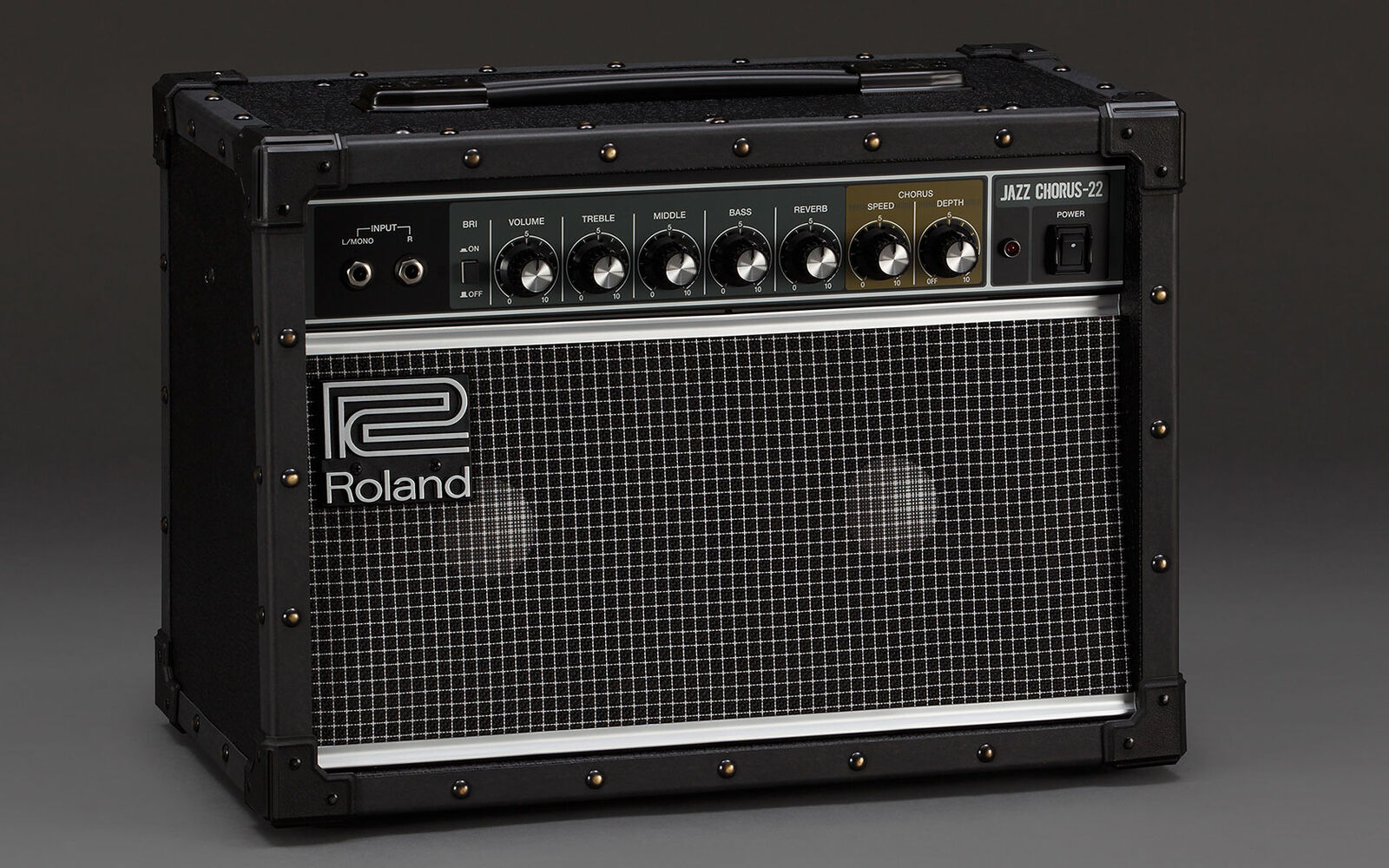 ROLAND JC-22 Jazz Chorus Amplifier - Compact Stereo Amp with Classic Clean Tone & Dimensional Space Chorus Effect — view 5