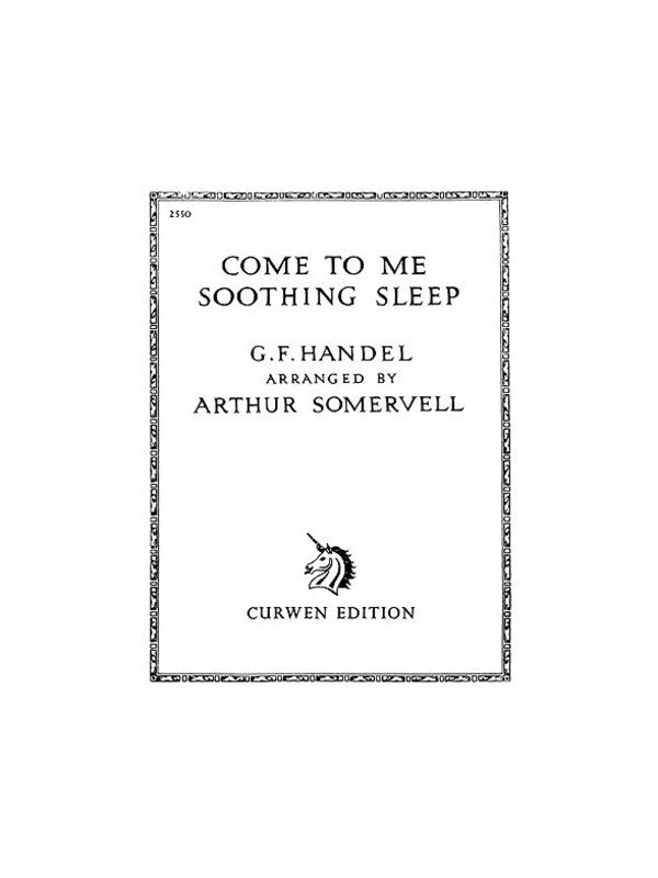 Handel - Come To Me Soothing Sleep Voice/Piano Book
