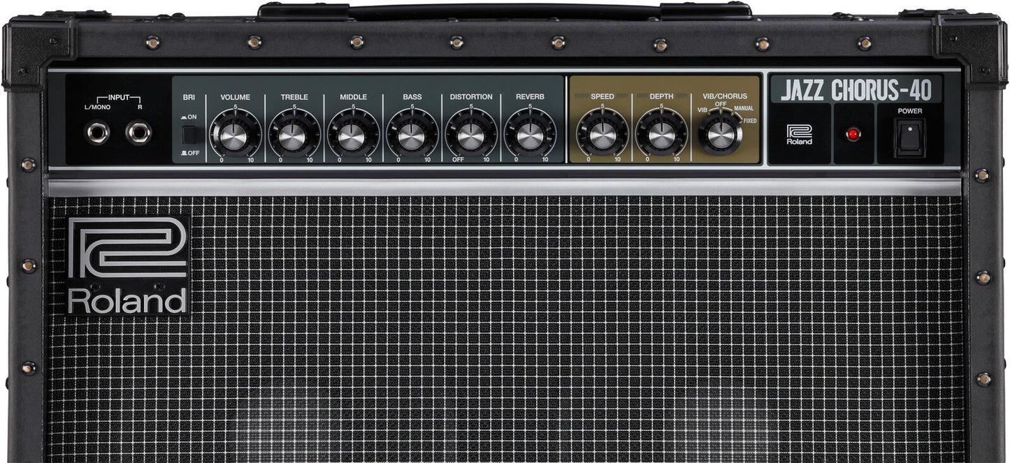 ROLAND JC-40 Jazz Chorus 40W Guitar Amplifier with Stereo Chorus Effect — view 4