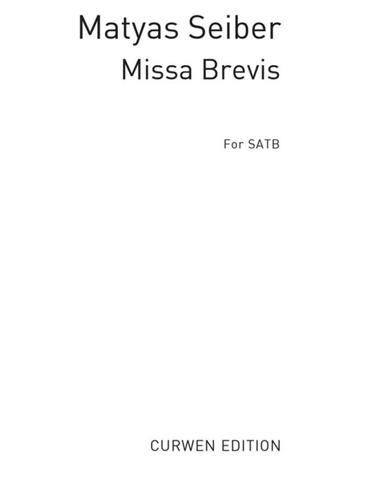 Missa Brevis SATB Latin