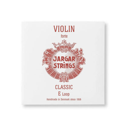 Jargar Classic Violin 4/4 Forte 'E' Carbon Steel String Loop End JCL01FMS