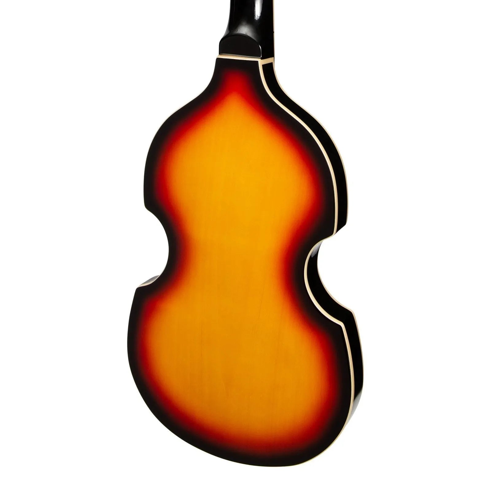 J&D Luthiers JD-BB10-TSB 4-String Violin-Style Electric Bass Guitar Tobacco Sunburst — view 5