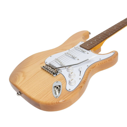 J&D Luthiers Traditional ST-Style Electric Guitar Natural Gloss JD-DST-NGL — view 6
